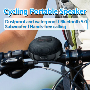 Wireless Bluetooth Speaker Bicycle - Black